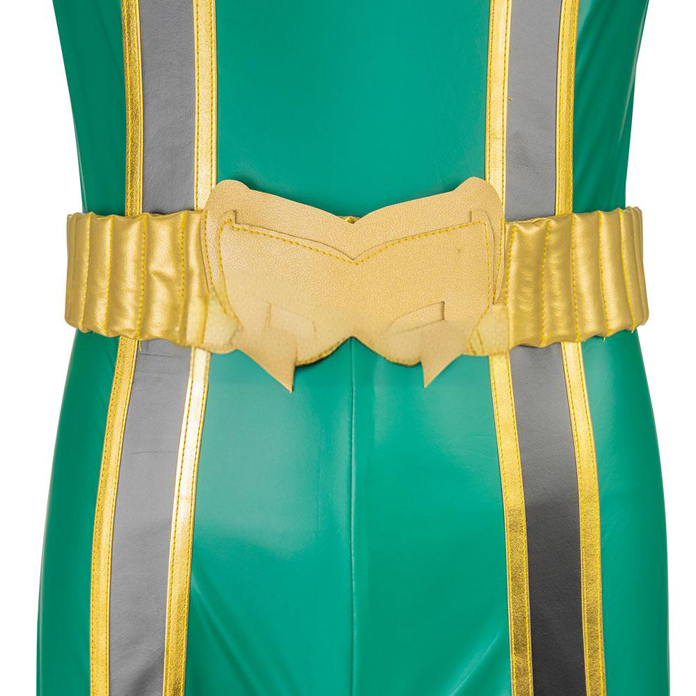 Power Rangers Mystic Force Green Mystic Ranger Cosplay Costume