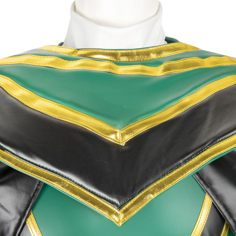 Power Rangers Mystic Force Green Mystic Ranger Cosplay Costume