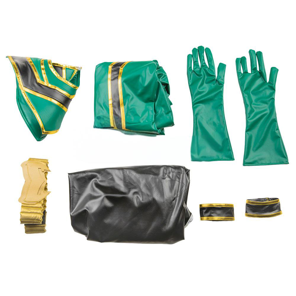 Power Rangers Mystic Force Green Mystic Ranger Cosplay Costume