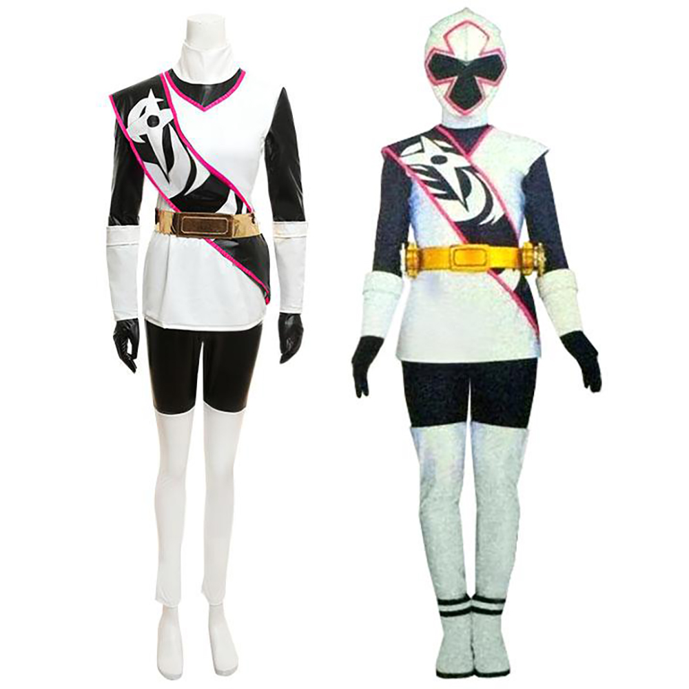 Power Rangers Ninja Steel Ninja Steel White Cosplay Costume