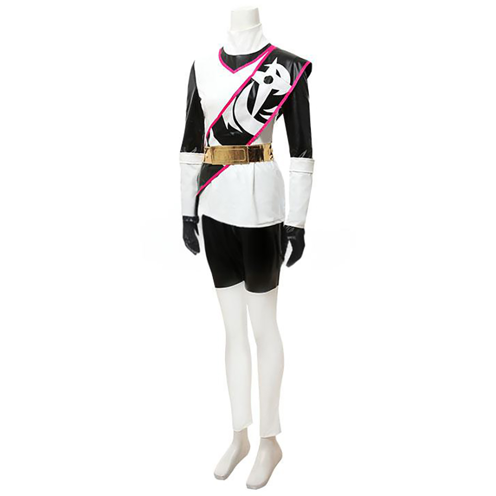 Power Rangers Ninja Steel Ninja Steel White Cosplay Costume