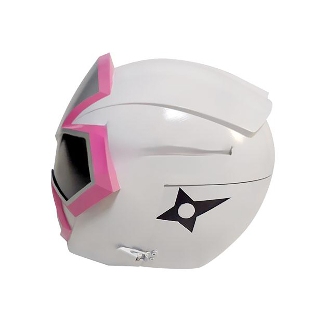 Power Rangers Ninja Steel Ninja Steel White Helmet 3D Printed Cosplay Accessory Prop