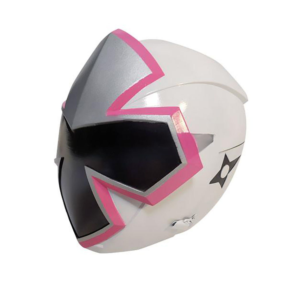 Power Rangers Ninja Steel Ninja Steel White Helmet 3D Printed Cosplay Accessory Prop