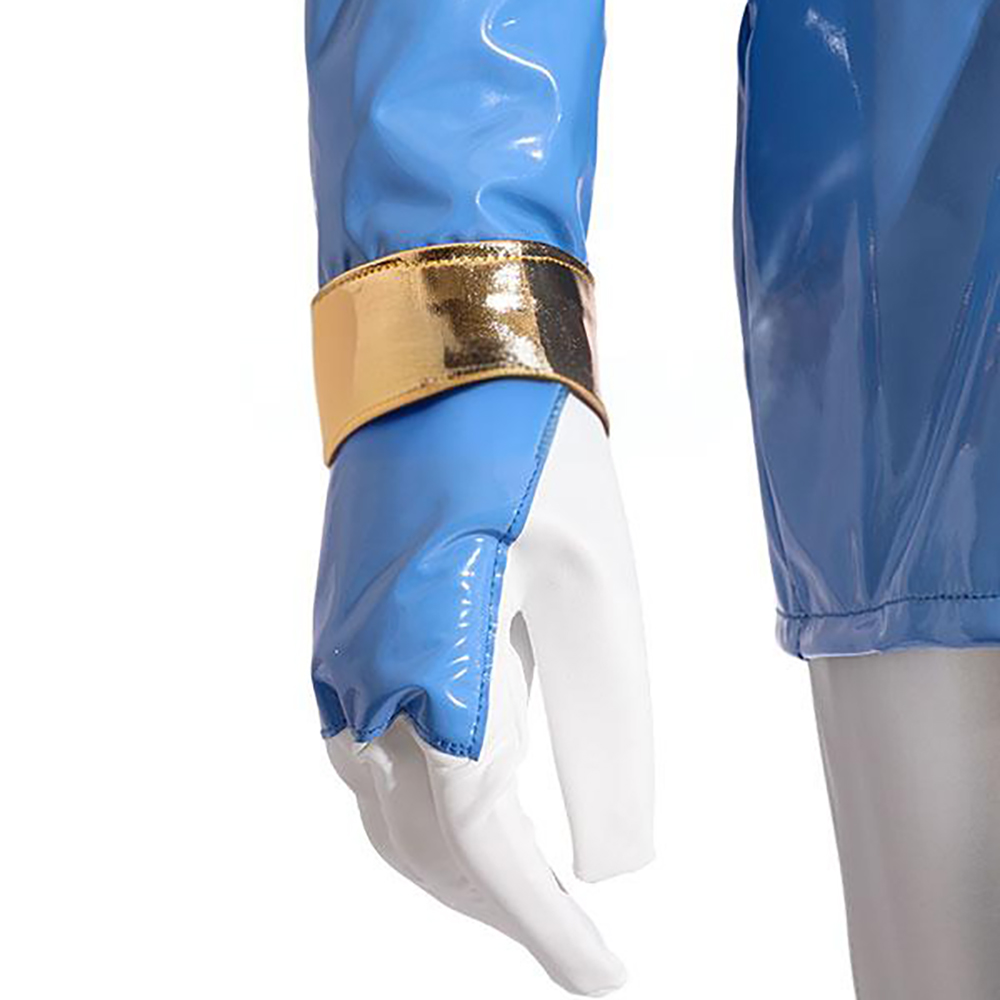 Power Rangers Ninja Storm Blue Wind Ranger Cosplay Costume