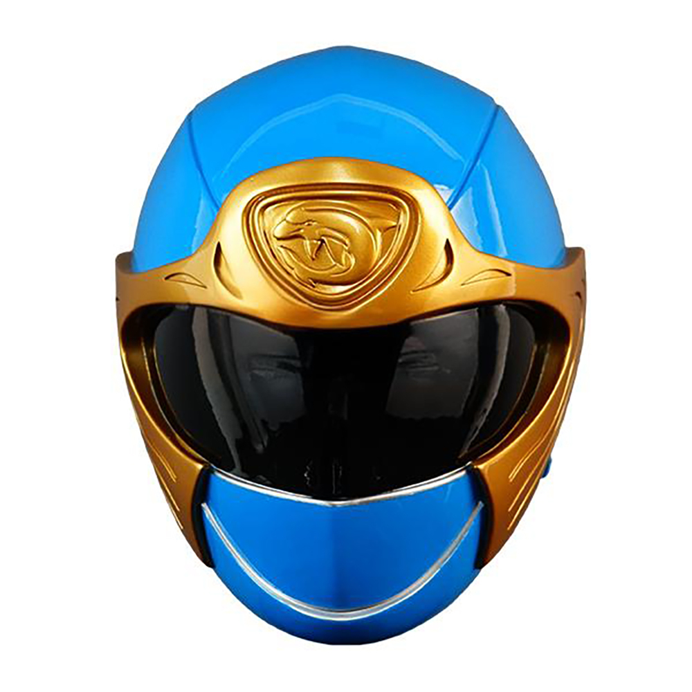 Power Rangers Ninja Storm Blue Wind Ranger Helmet 3D Printed Cosplay Accessory Prop