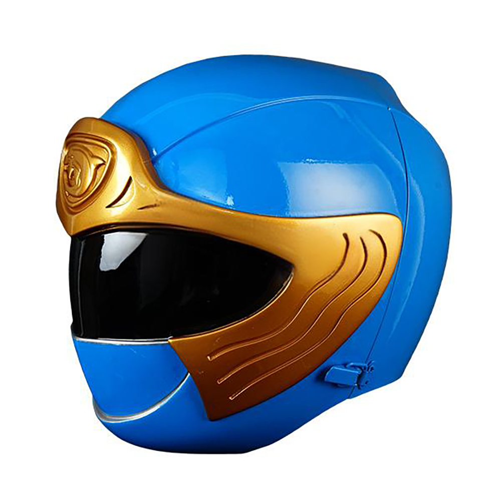 Power Rangers Ninja Storm Blue Wind Ranger Helmet 3D Printed Cosplay Accessory Prop
