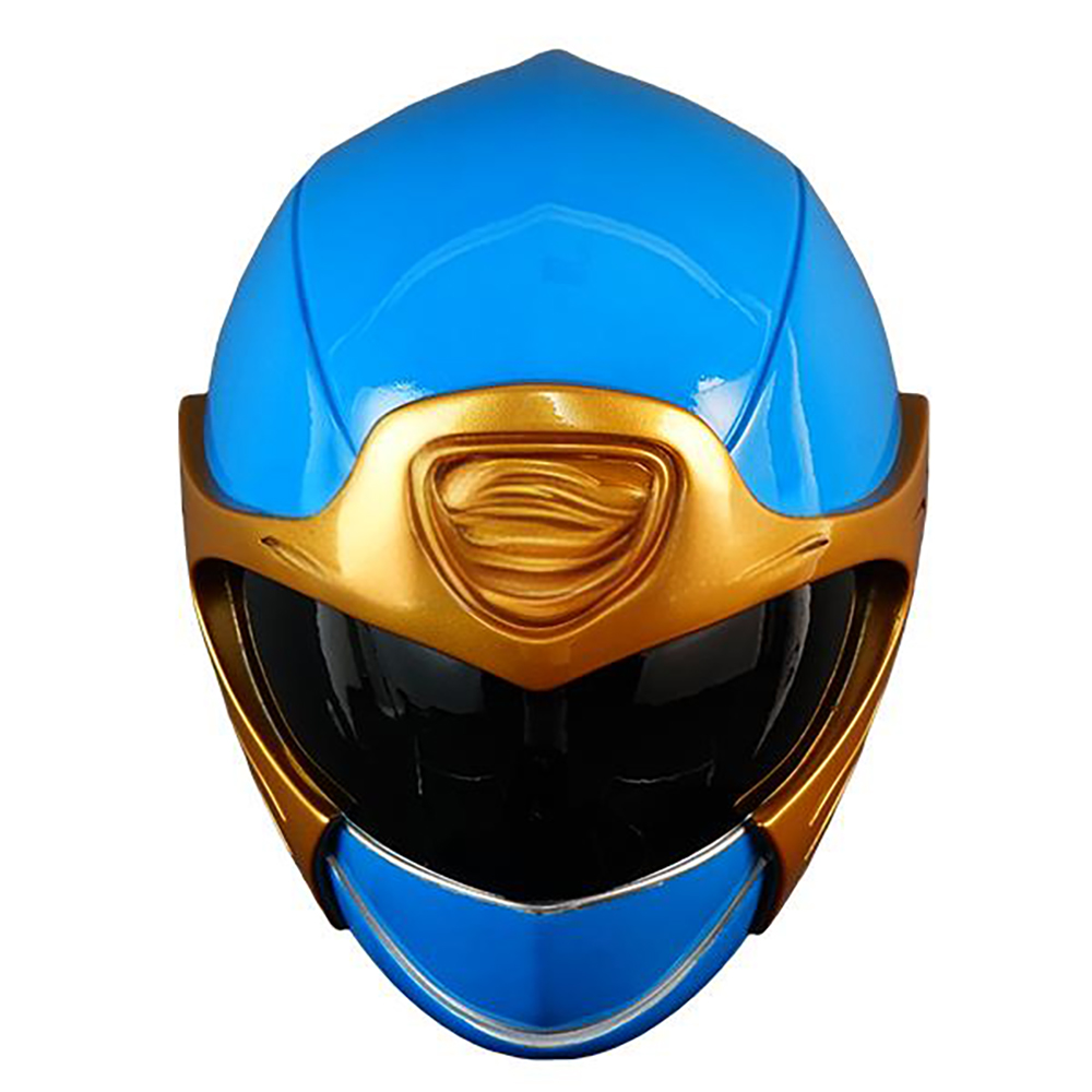Power Rangers Ninja Storm Blue Wind Ranger Helmet 3D Printed Cosplay Accessory Prop