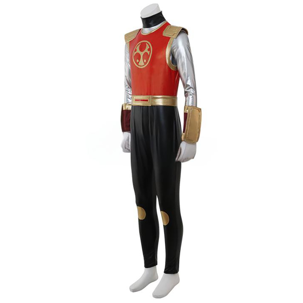 Power Rangers Ninja Storm Crimson Thunder Ranger Cosplay Costume