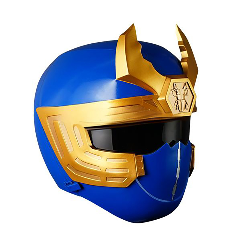 Power Rangers Ninja Storm Navy Thunder Ranger Helmet 3D Printed Cosplay Accessory Prop
