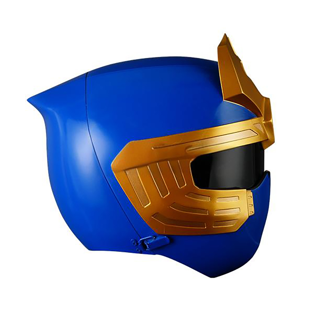 Power Rangers Ninja Storm Navy Thunder Ranger Helmet 3D Printed Cosplay Accessory Prop