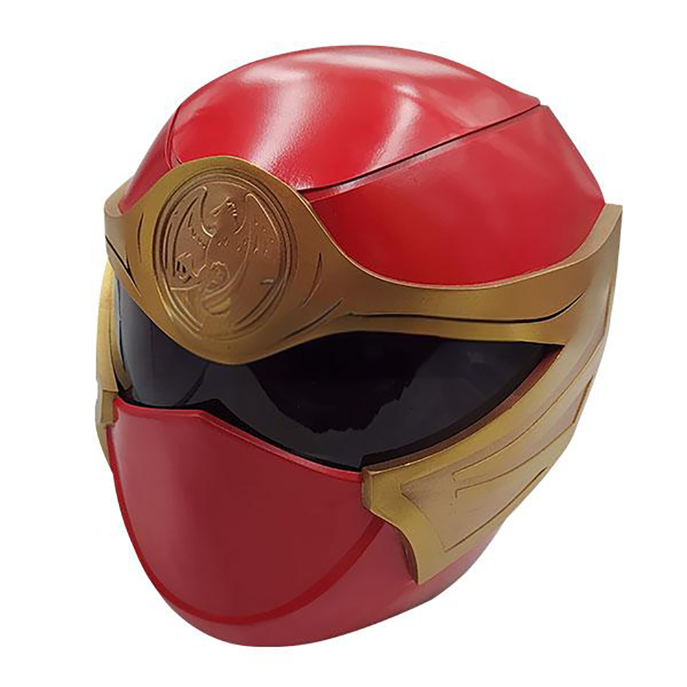 Power Rangers Ninja Storm Red Wind Ranger Helmet 3D Printed Cosplay Accessory Prop