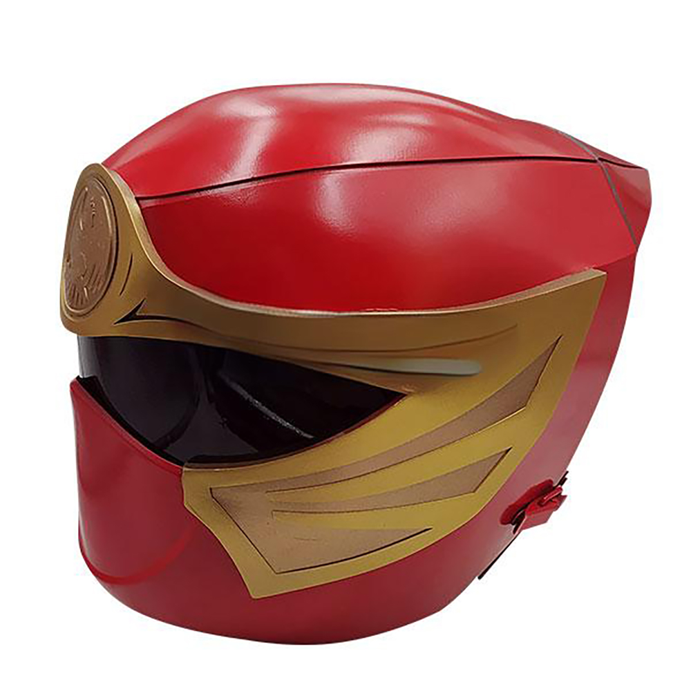 Power Rangers Ninja Storm Red Wind Ranger Helmet 3D Printed Cosplay Accessory Prop