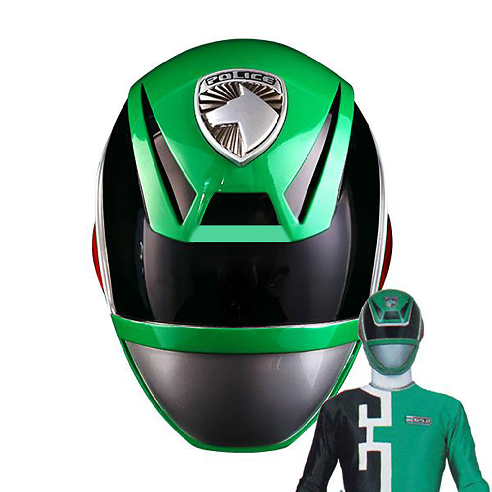 Power Rangers S.P.D. SPD Green Ranger Helmet 3D Printed Cosplay Accessory Prop