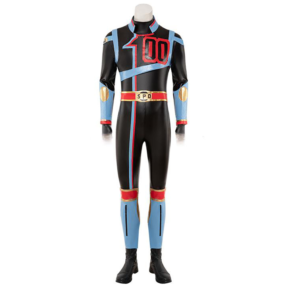 Power Rangers S.P.D. SPD Shadow Ranger Cosplay Costume-Cosplay ...