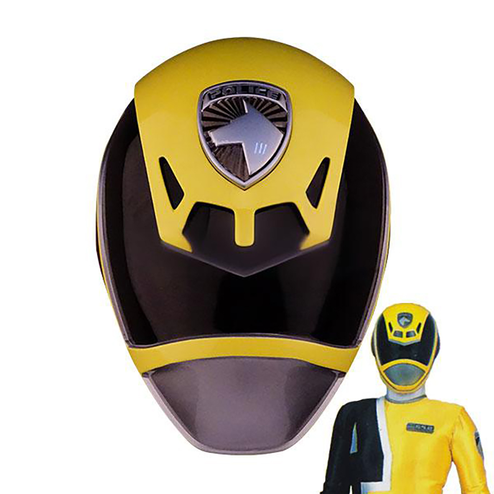 Power Rangers S.P.D. SPD Yellow Ranger Helmet 3D Printed Cosplay Accessory Prop