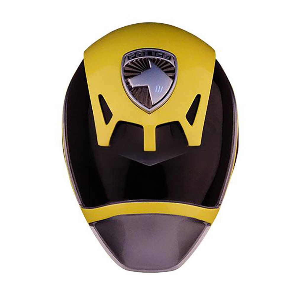 Power Rangers S.P.D. SPD Yellow Ranger Helmet 3D Printed Cosplay Accessory Prop