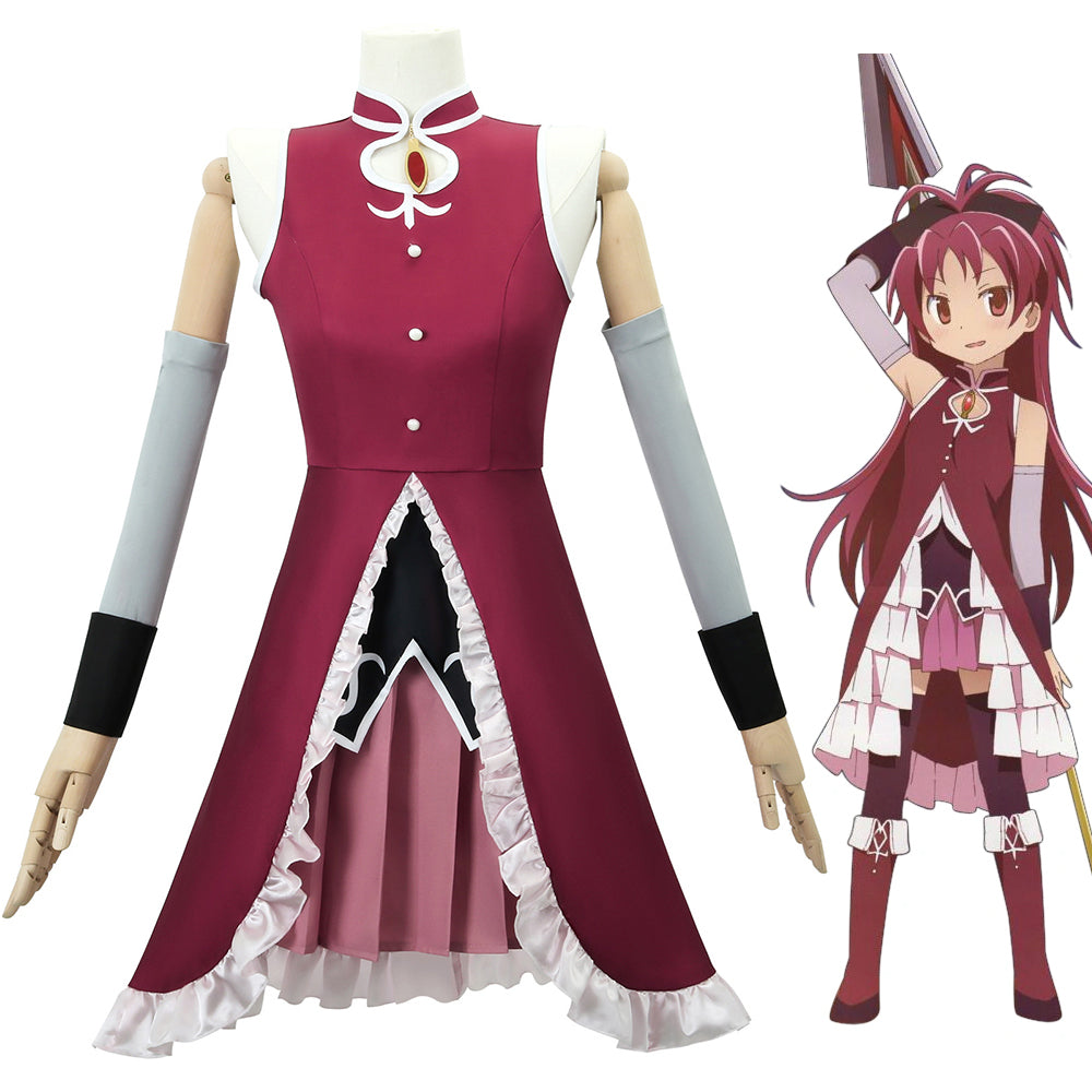 Puella Magi Madoka Magica Kyouko Sakura Cosplay Costume-Cosplay Instrumentality Project