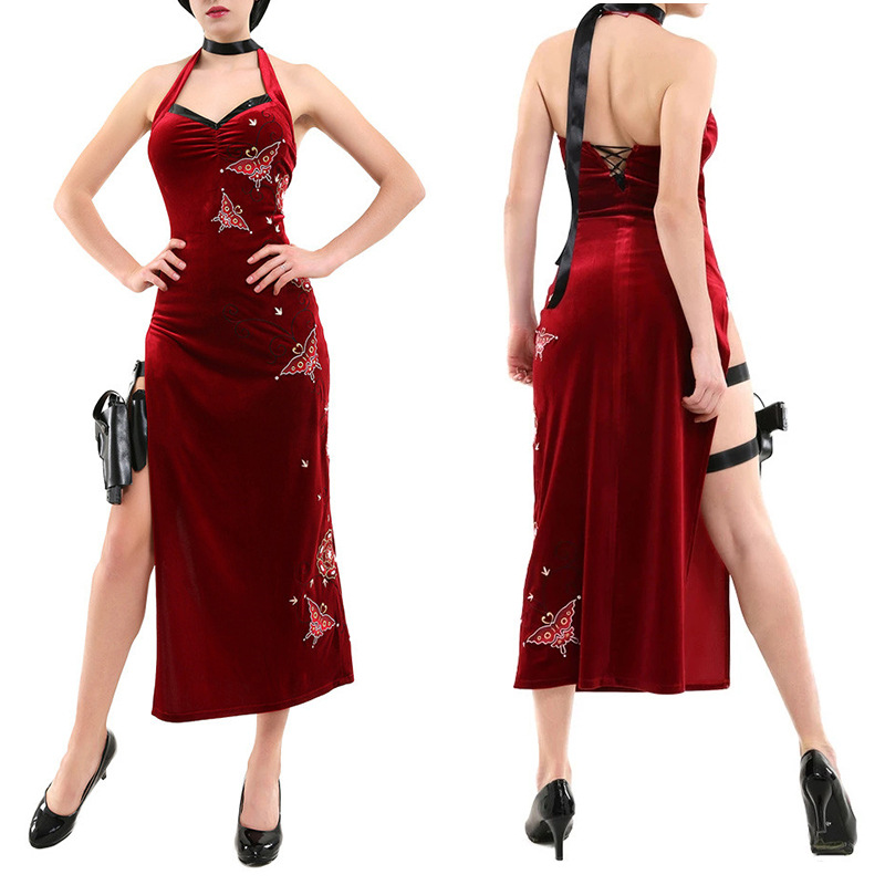 Resident Evil 4 Ada Wong Cosplay Costume