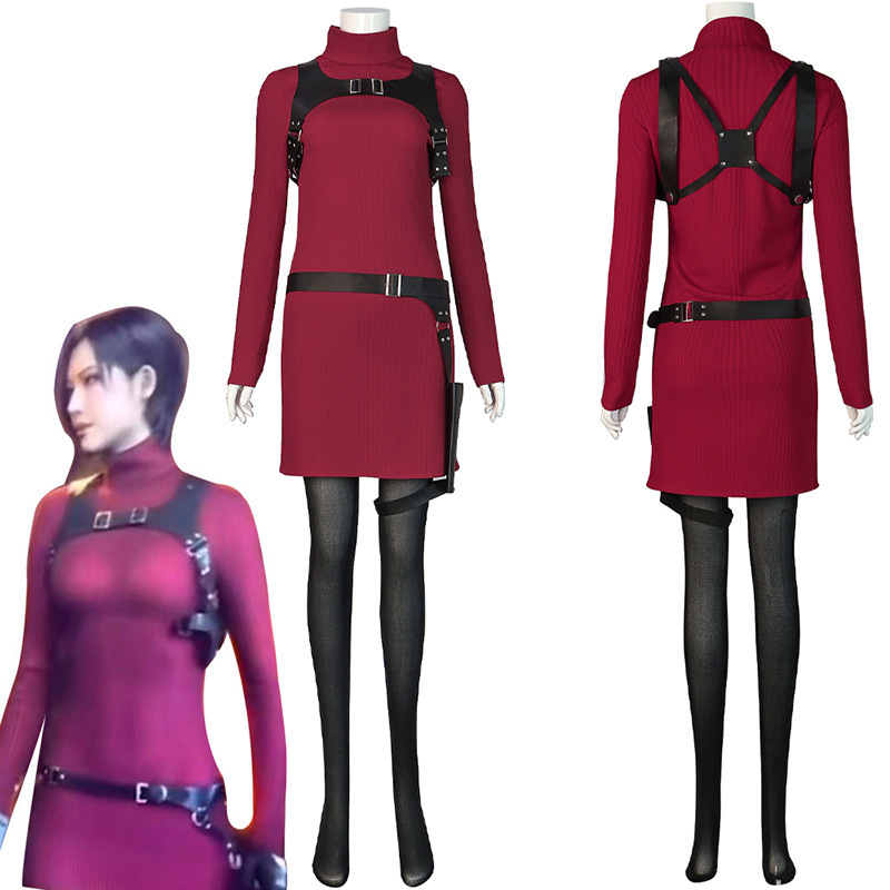 Resident Evil 4 Remake Ada Wong Cosplay Costume