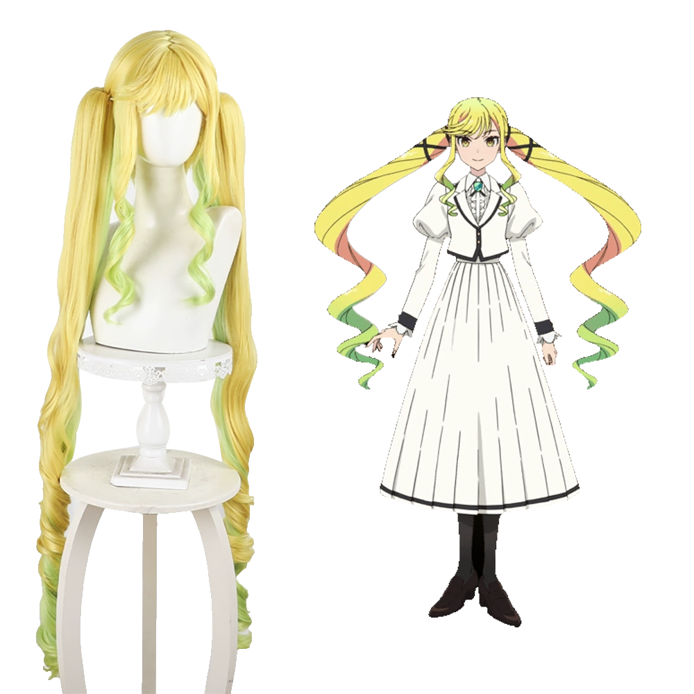 Rock Is a Lady's Modesty Lilisa Suzunomiya Yellow Cosplay Wig