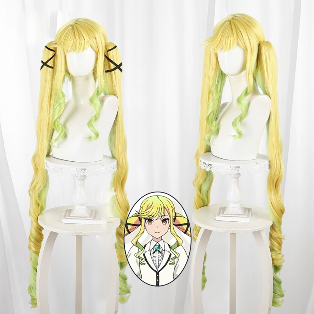 Rock Is a Lady's Modesty Lilisa Suzunomiya Yellow Cosplay Wig