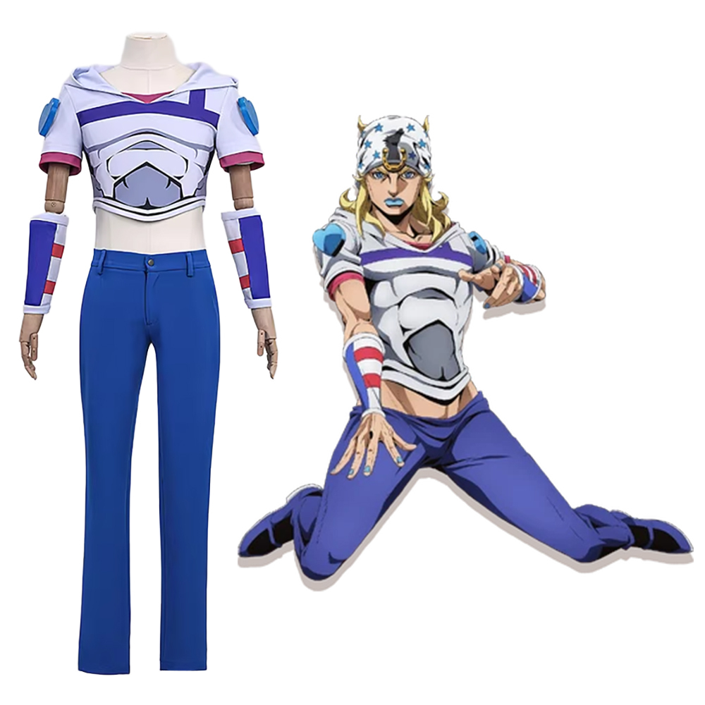 STEEL BALL RUN JoJo Johnny Joestar Cosplay Costume
