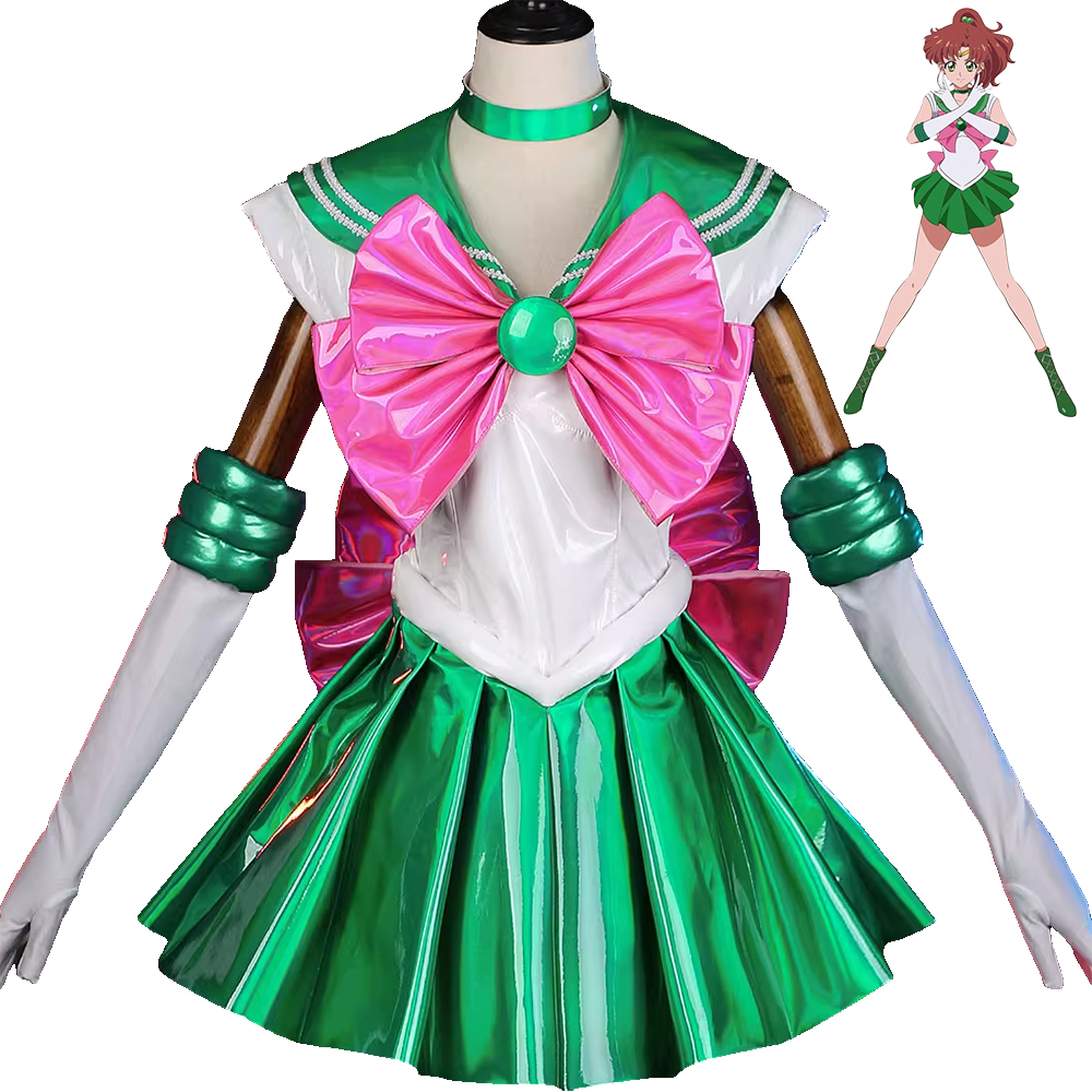 Sailor Moon 30th Anniversary Sailor Jupiter Makoto Kino Cosplay Costume
