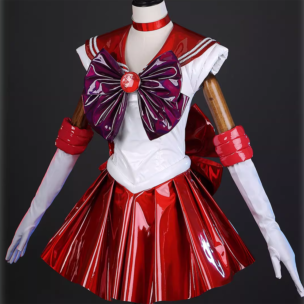 Sailor Moon 30th Anniversary Sailor Mars Rei Hino Cosplay Costume