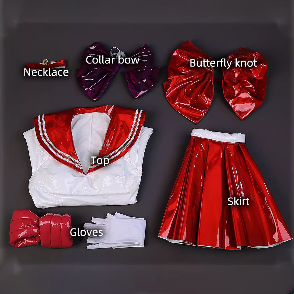 Sailor Moon 30th Anniversary Sailor Mars Rei Hino Cosplay Costume