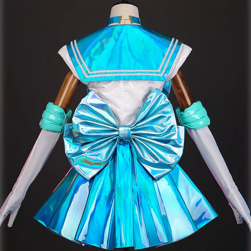 Sailor Moon 30th Anniversary Sailor Mercury Aqua Mist Cosplay Costume