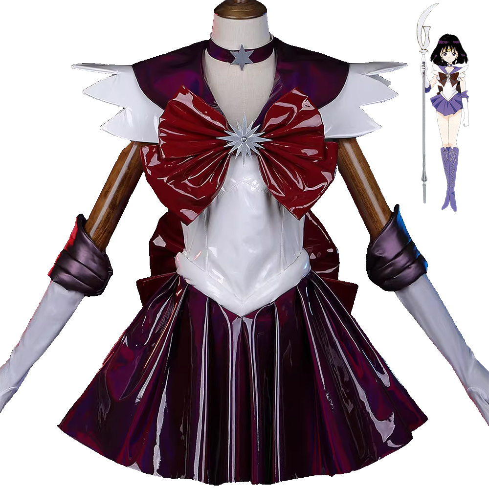 Sailor Moon 30th Anniversary Sailor Saturn Hotaru Tomoe Cosplay Costume