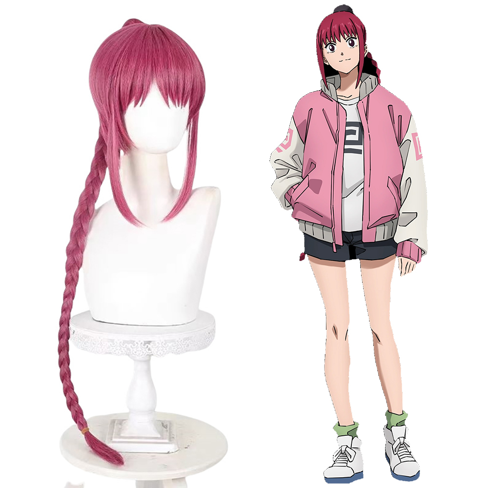 Sakamoto Days Lu Shaotang Red Cosplay Wig