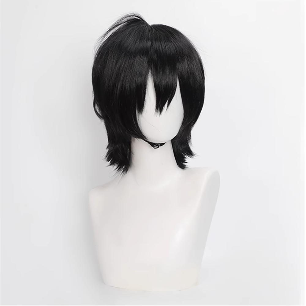 Sakamoto Days Nagumo Yoichi Black Cosplay Wig