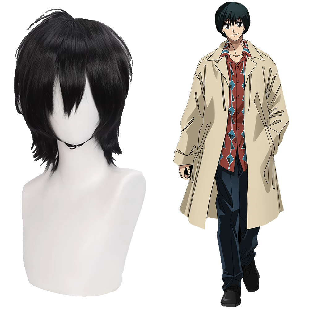 Sakamoto Days Nagumo Yoichi Black Cosplay Wig