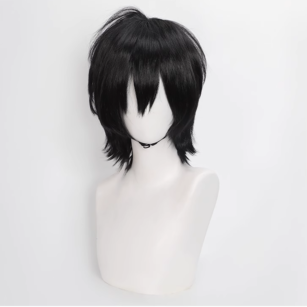 Sakamoto Days Nagumo Yoichi Black Cosplay Wig