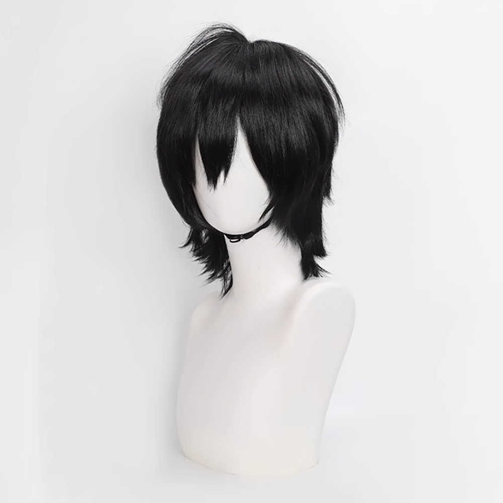 Sakamoto Days Nagumo Yoichi Black Cosplay Wig