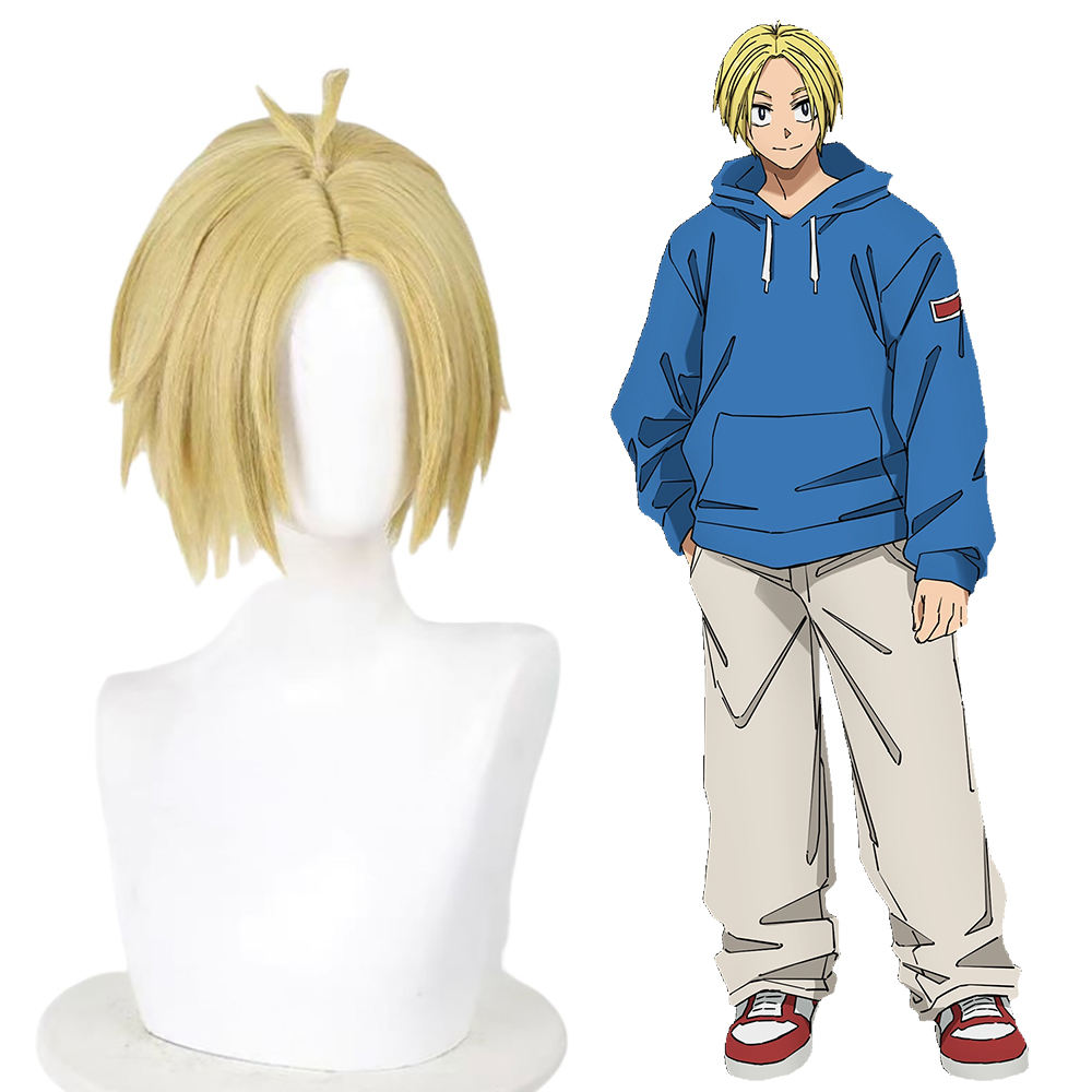 Sakamoto Days Shin Asakura Yellow Cosplay Wig