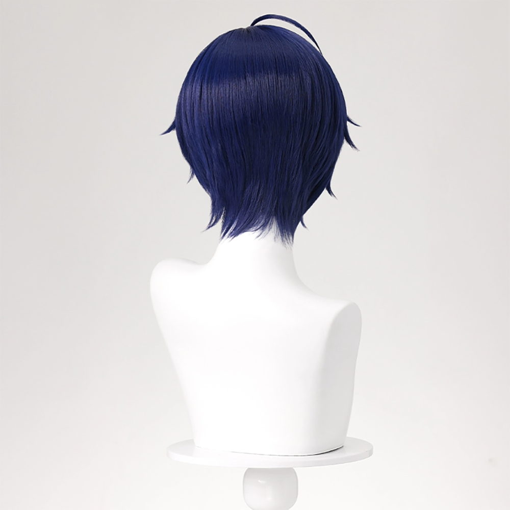 Shin Megami Tensei: Persona 3 Makoto Yuki Protagonist Blue Cosplay Wig