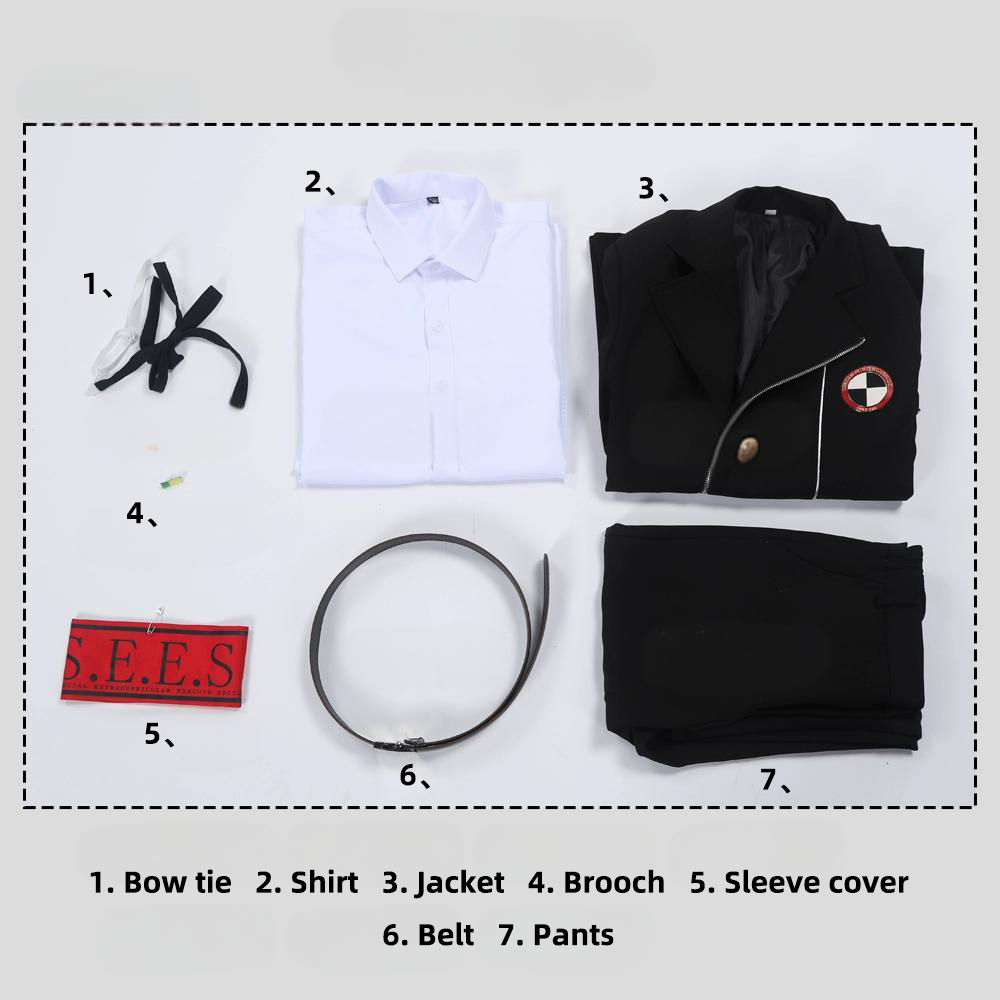 Shin Megami Tensei: Persona 3 Makoto Yuki Protagonist Cosplay Costume
