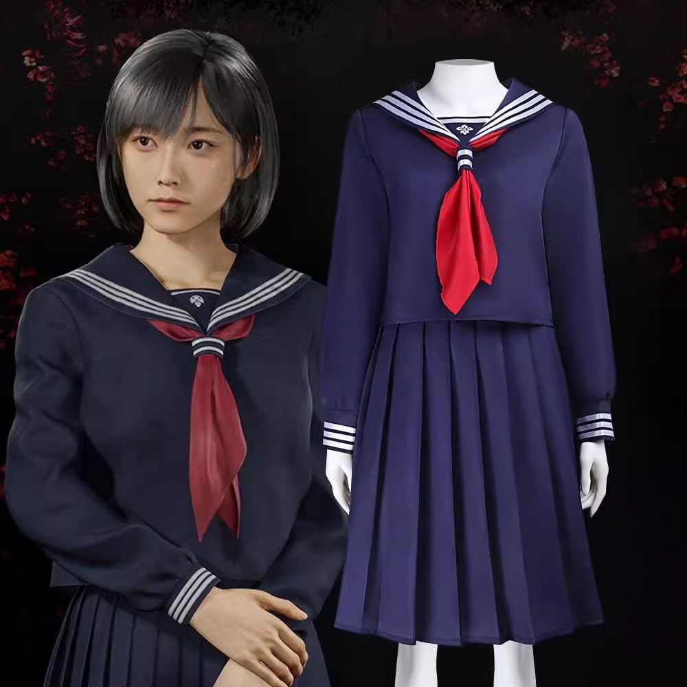 Silent Hill f Hinako Shimizu JK Sailor Uniform Cosplay Costume