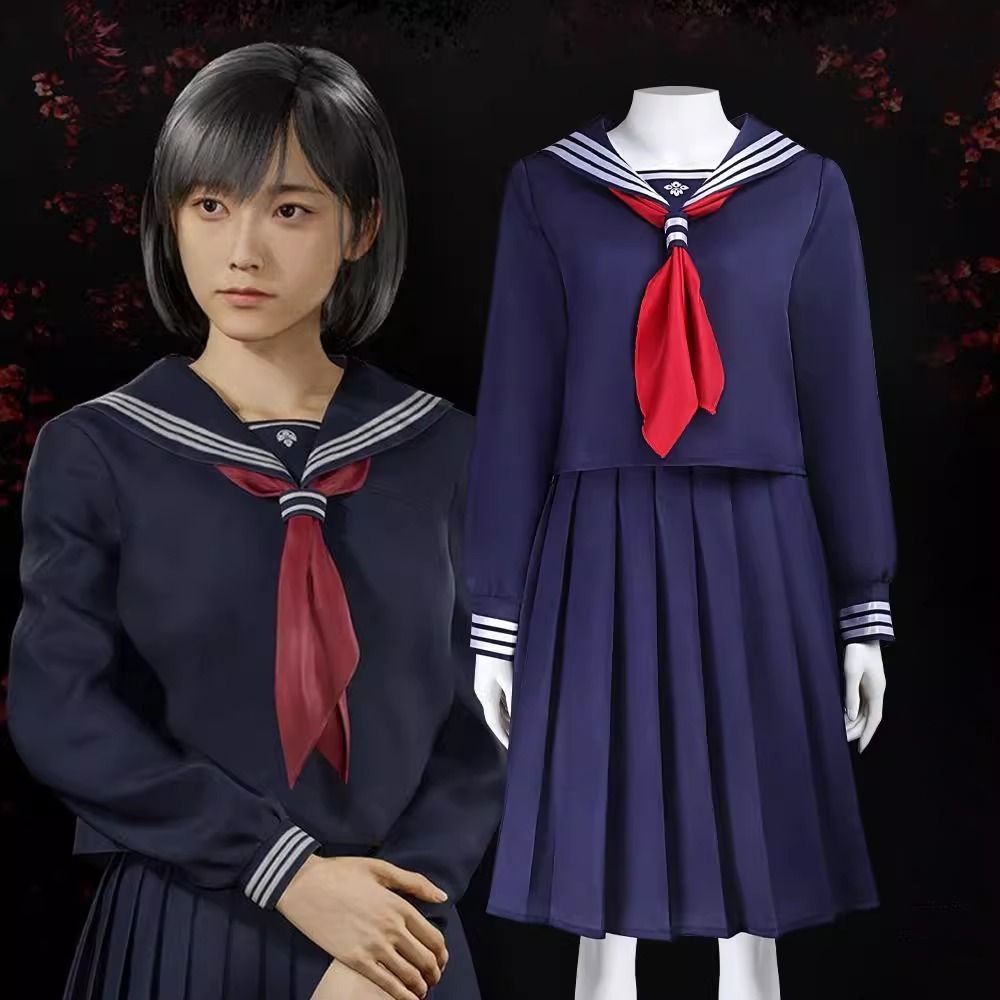 Silent Hill f Hinako Shimizu JK Sailor Uniform Cosplay Costume