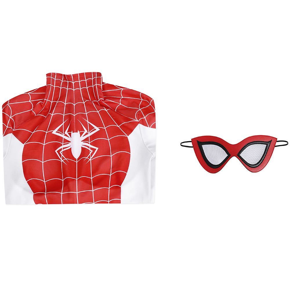 Spider-Man Mary Jane Watson Earth-18119 Crimson She-Devil Cosplay Costume