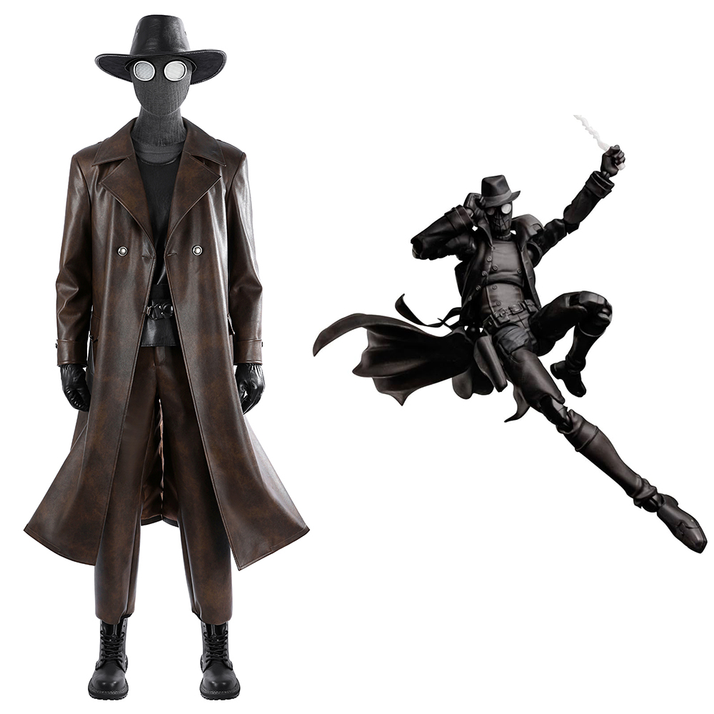 Spider-Man Noir Spider-Noir Cosplay Costume