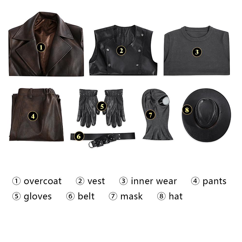Spider-Man Noir Spider-Noir Cosplay Costume