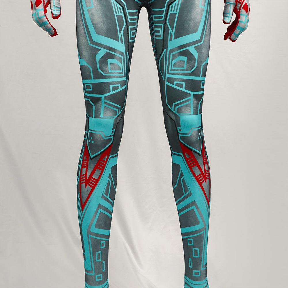 Spider-Man: Across the Spider-Verse Spider-Man 2099 Miguel O'Hara Patterns Cosplay Costume Jumpsuit-Cosplay Instrumentality Project