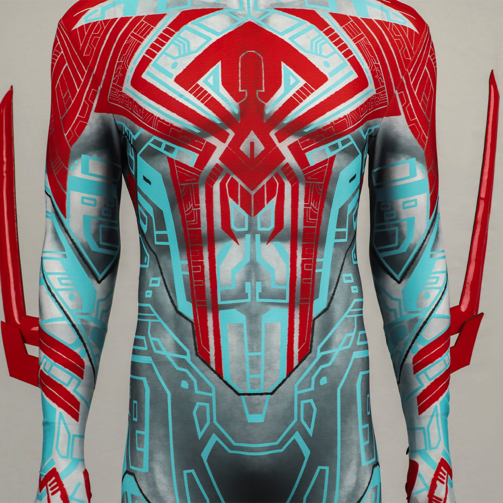 Spider-Man: Across the Spider-Verse Spider-Man 2099 Miguel O'Hara Patterns Cosplay Costume Jumpsuit-Cosplay Instrumentality Project