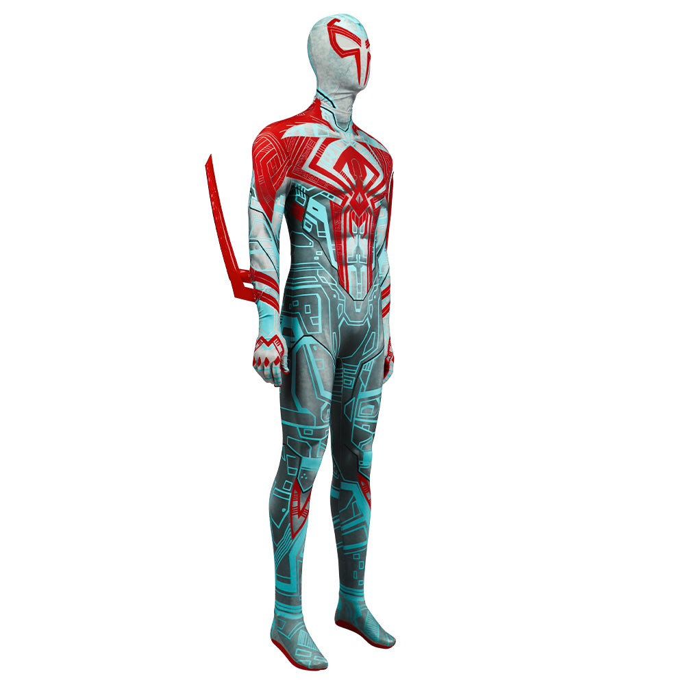 Spider-Man: Across the Spider-Verse Spider-Man 2099 Miguel O'Hara Patterns Cosplay Costume Jumpsuit-Cosplay Instrumentality Project