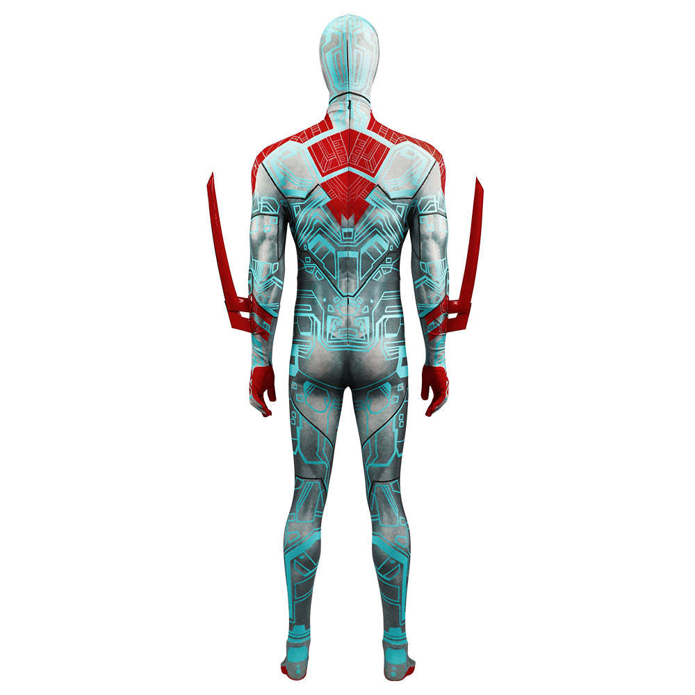 Spider-Man: Across the Spider-Verse Spider-Man 2099 Miguel O'Hara Patterns Cosplay Costume Jumpsuit-Cosplay Instrumentality Project