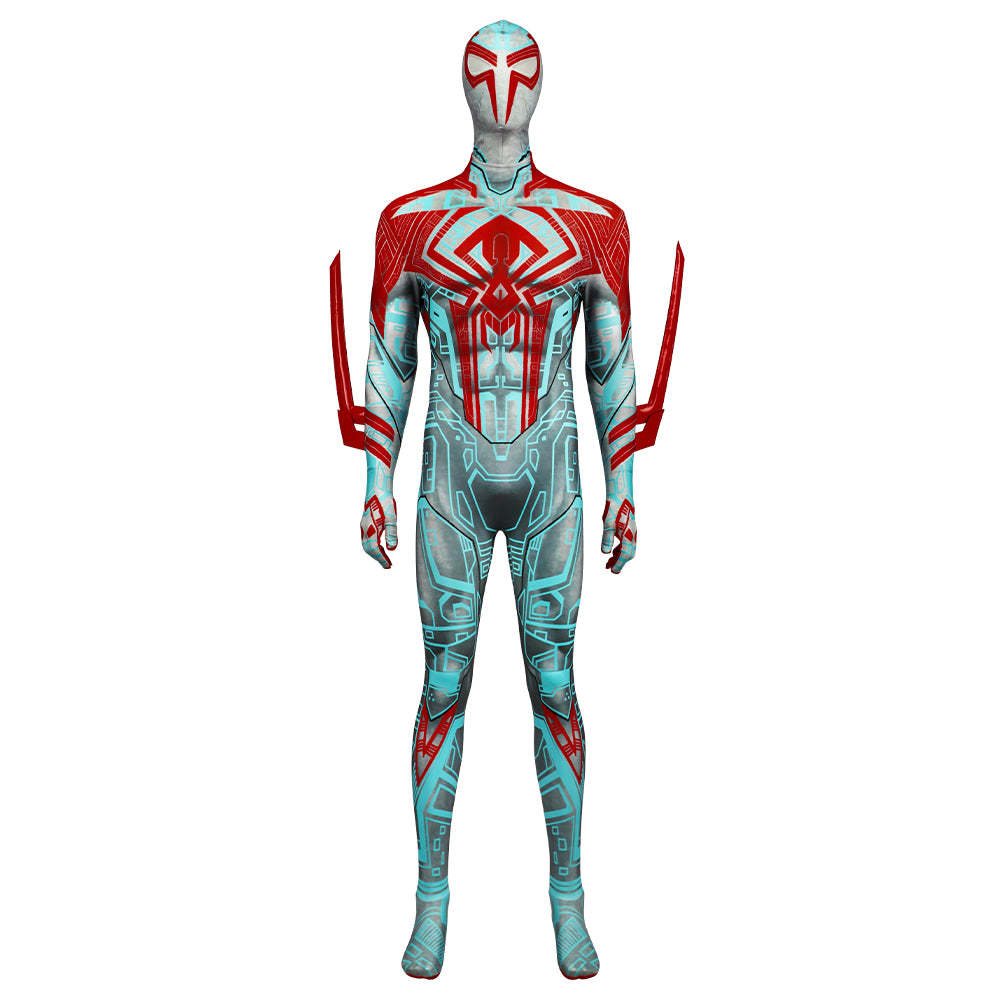 Spider-Man: Across the Spider-Verse Spider-Man 2099 Miguel O'Hara Patterns Cosplay Costume Jumpsuit-Cosplay Instrumentality Project