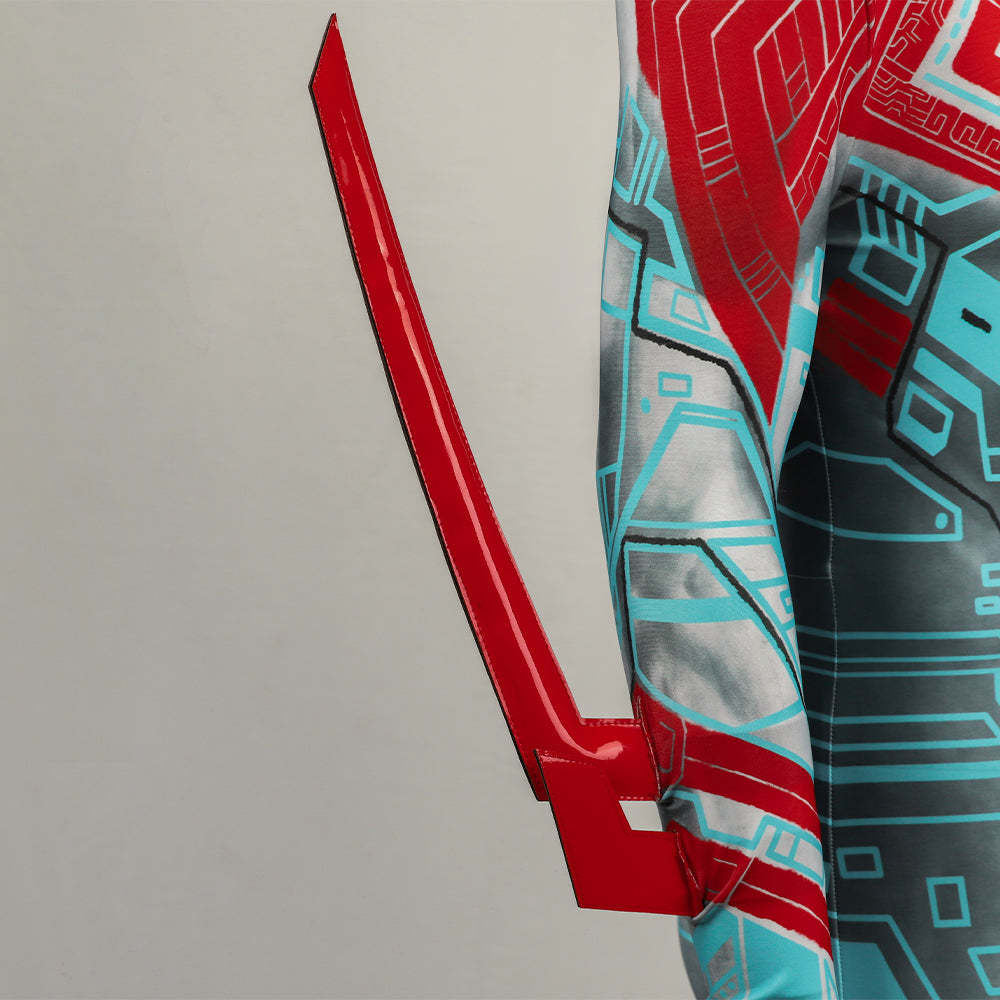 Spider-Man: Across the Spider-Verse Spider-Man 2099 Miguel O'Hara Patterns Cosplay Costume Jumpsuit-Cosplay Instrumentality Project
